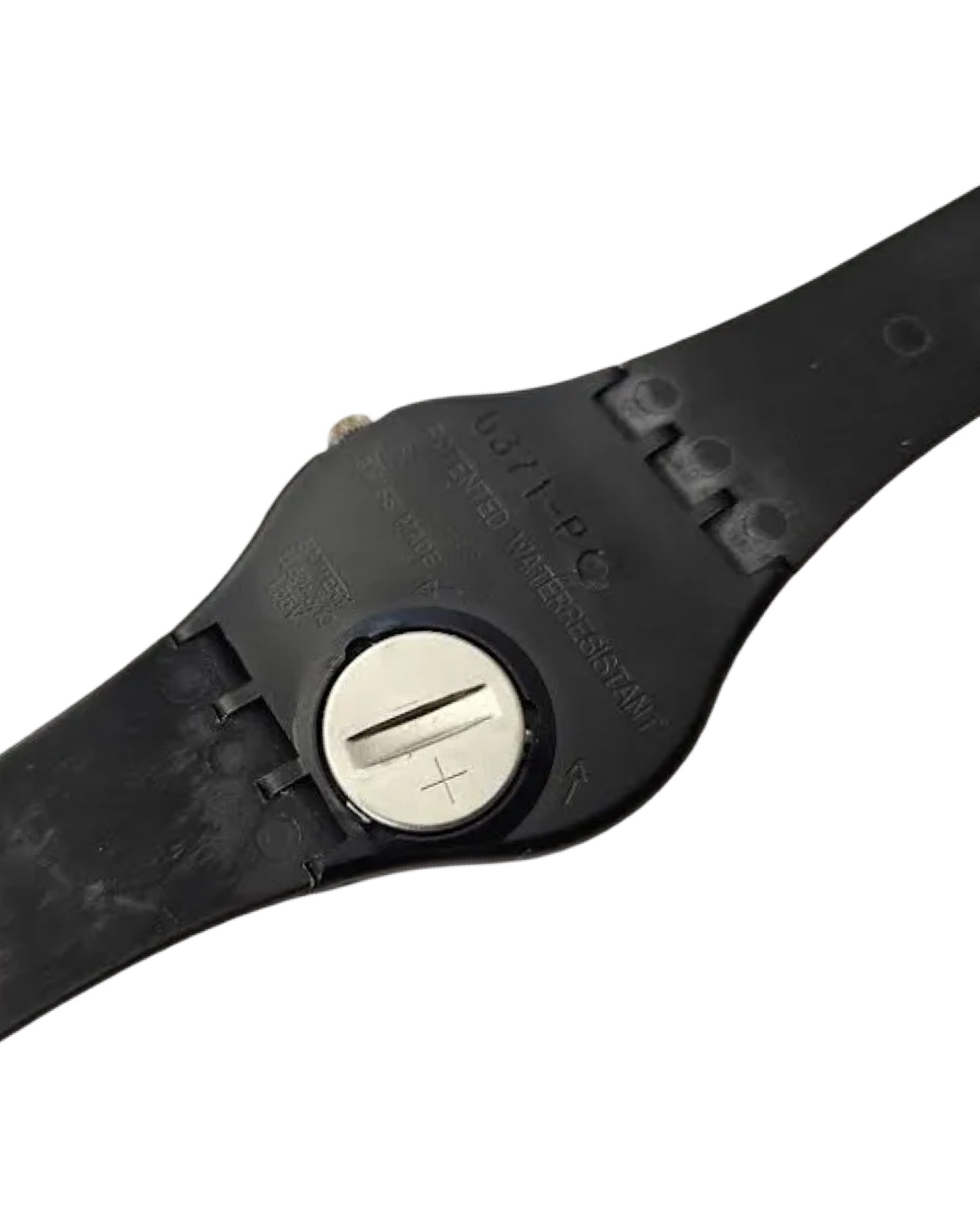 Vintage 1980’s Keith Haring Swatch Blanc Sur Noir